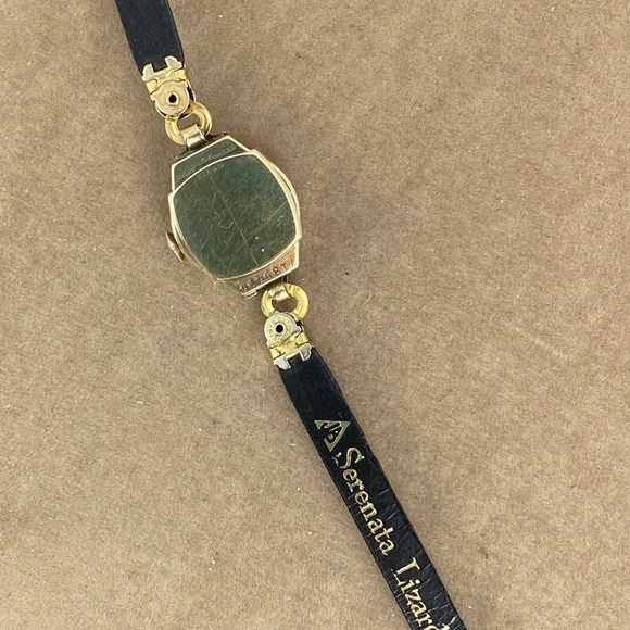 Vintage 1930’s Bulova 17 Jewel Movement 10K GF White Gold & 4 Diamonds - Picture 8 of 10